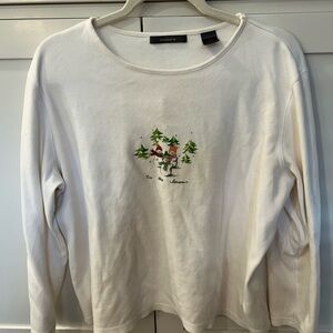 Liz Claiborne 3/4 sleeve graphic top size 2X